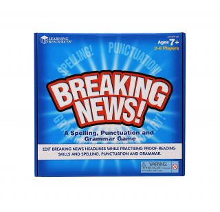 Breaking News! Spelling, Punctuation and Grammar Game